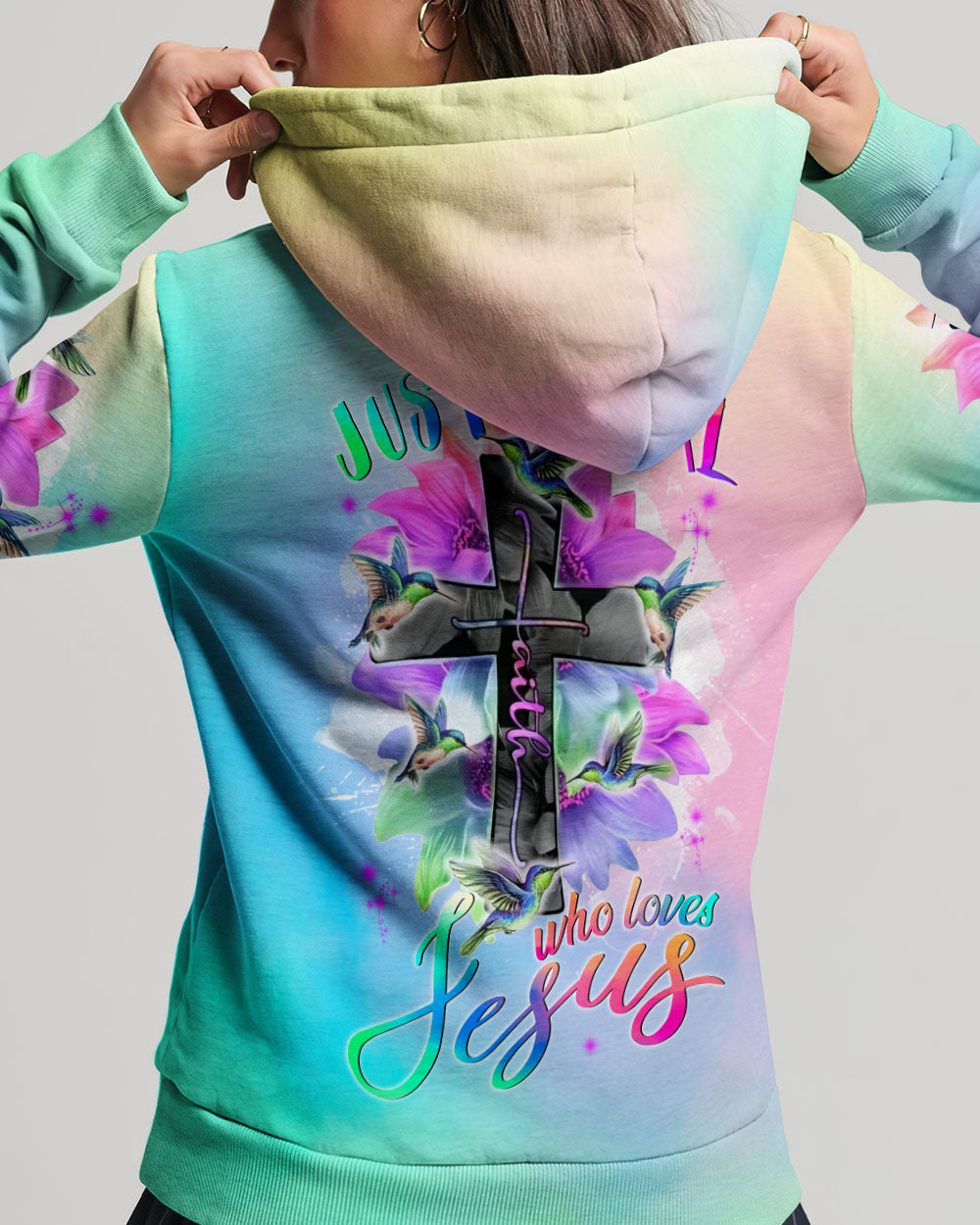 Just A Girl Who Loves Jesus Women's All Over Print Shirt - Tlnt1207234