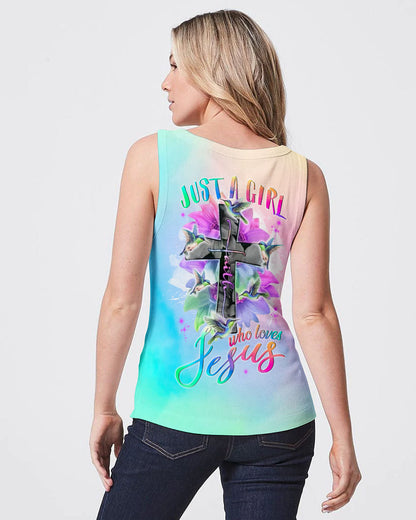 Just A Girl Who Loves Jesus Women's All Over Print Shirt - Tlnt1207234