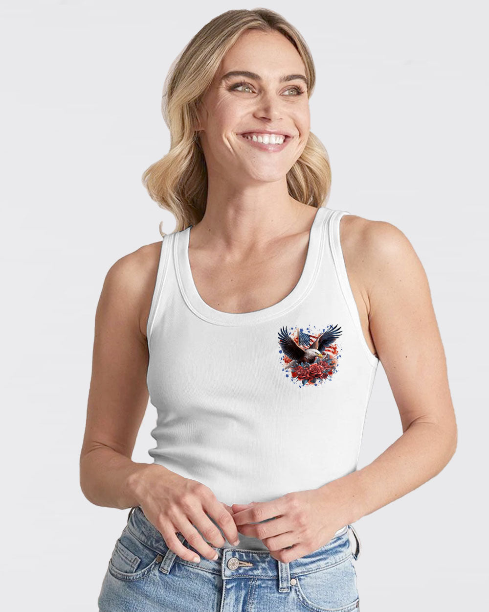 Free In Christ Eagle Women's All Over Print Shirt - Tlnt1807232