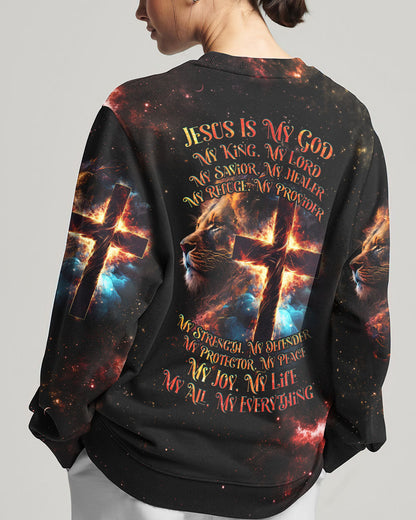 Jesus Is My Everything Lion Women's All Over Print Shirt - Tlnz0507231