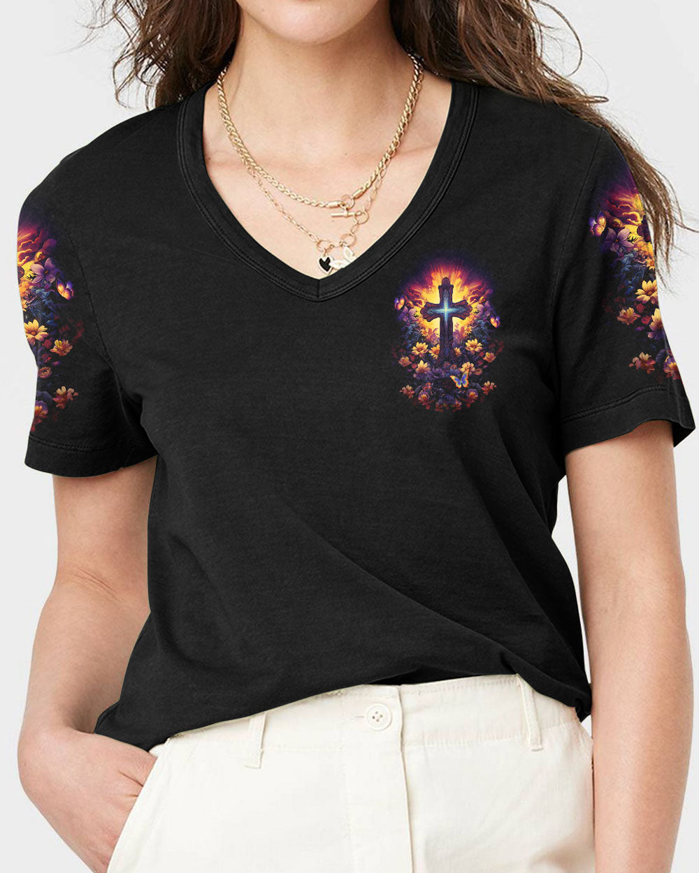 With God All Things Are Possible Women's All Over Print Shirt - Tlnz1107234