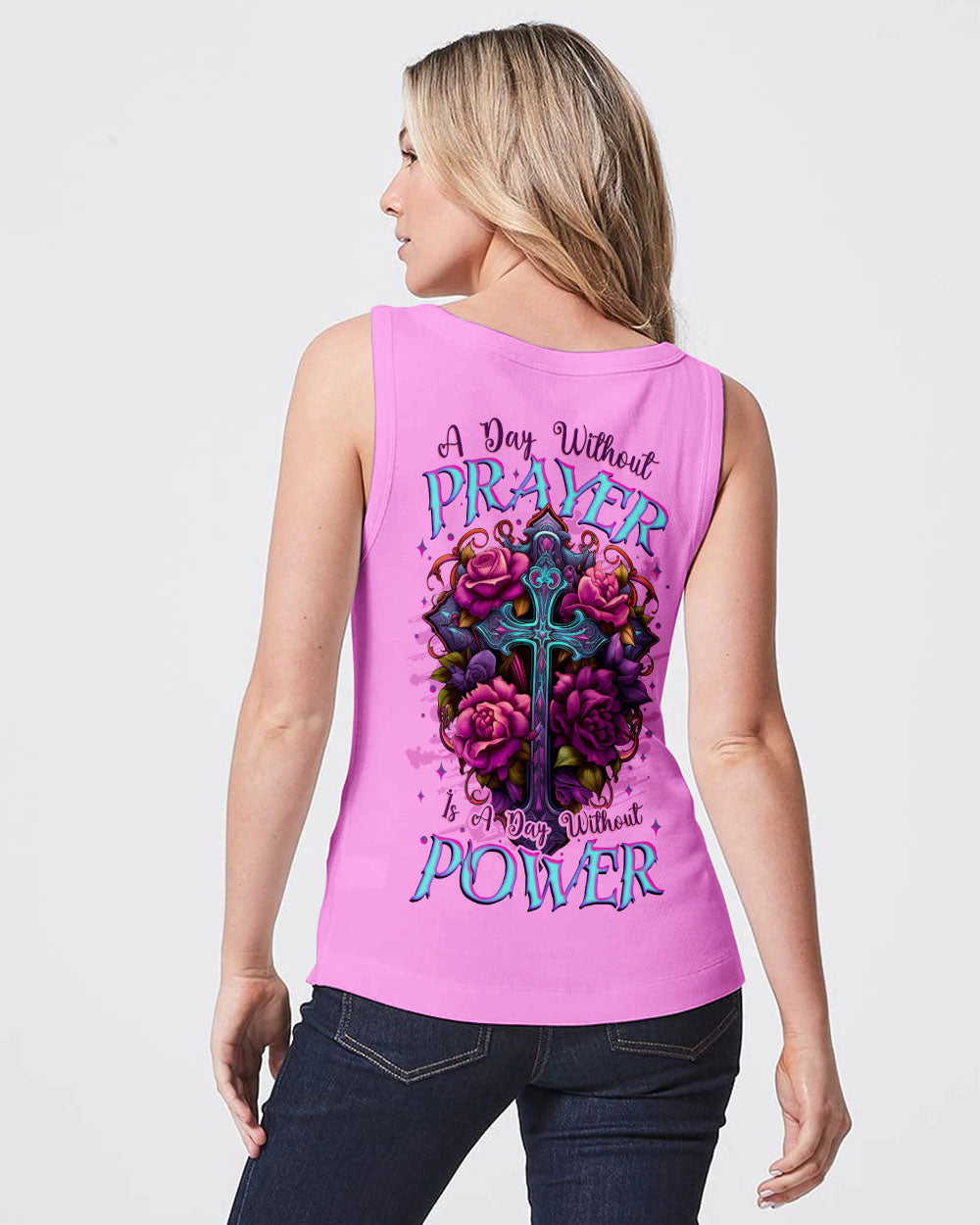 A Day Without Prayer Is A Day Without Power Women's All Over Print Shirt - Tlnz1307232