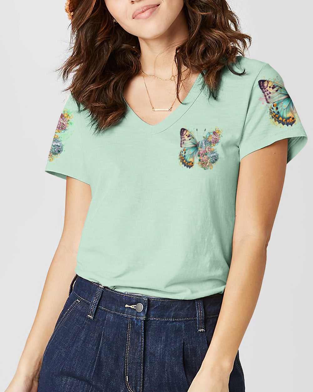 Do Not Worry About Tomorrow Butterfly Women's All Over Print Shirt - Tlnz1407236