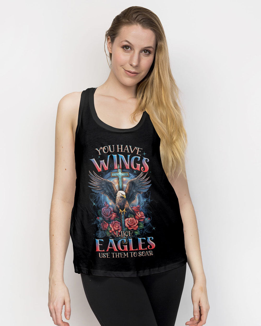 You Have Wings Like Eagles Women's All Over Print Shirt - Tlnz1807232