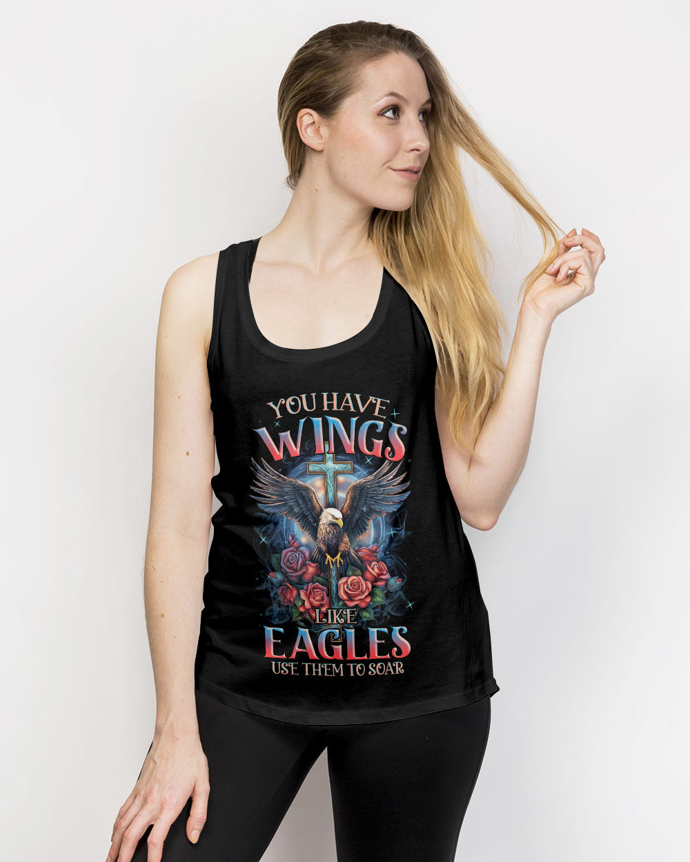 You Have Wings Like Eagles Women's All Over Print Shirt - Tlnz1807232