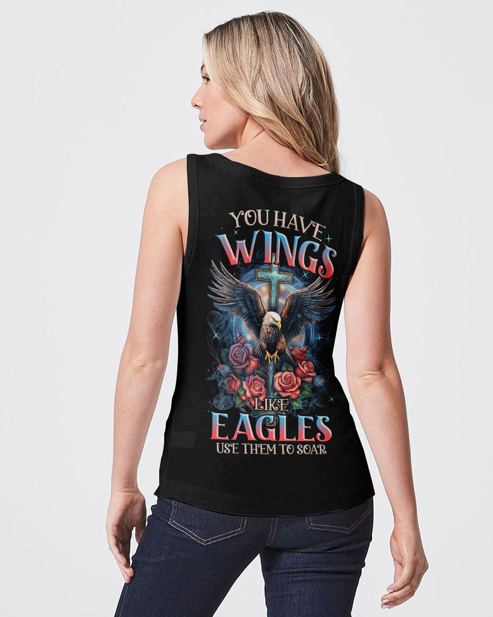 You Have Wings Like Eagles Women's All Over Print Shirt - Tlnz1807232