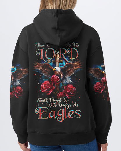 Those Who Wait On The Lord Eagle Women's All Over Print Shirt - Tlnz2007233