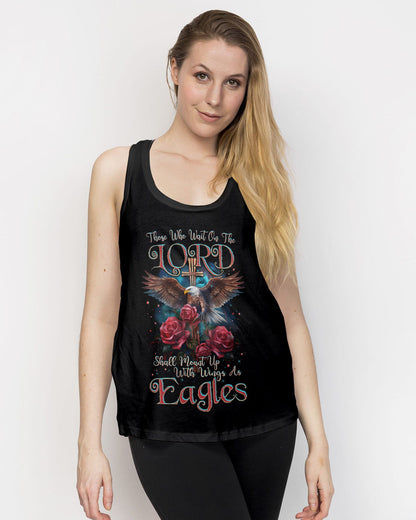 Those Who Wait On The Lord Eagle Women's All Over Print Shirt - Tlnz2007233