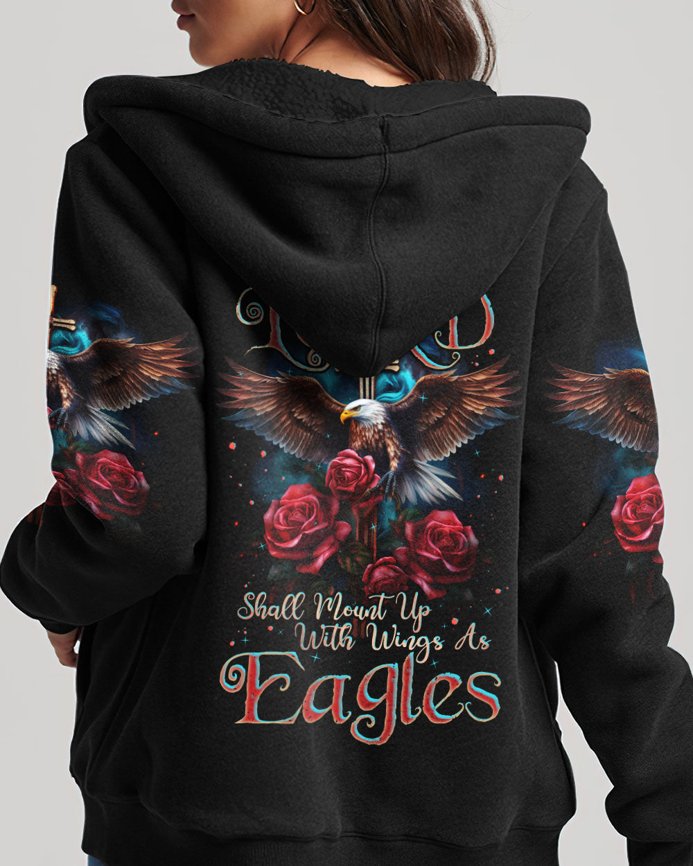 Those Who Wait On The Lord Eagle Women's All Over Print Shirt - Tlnz2007233