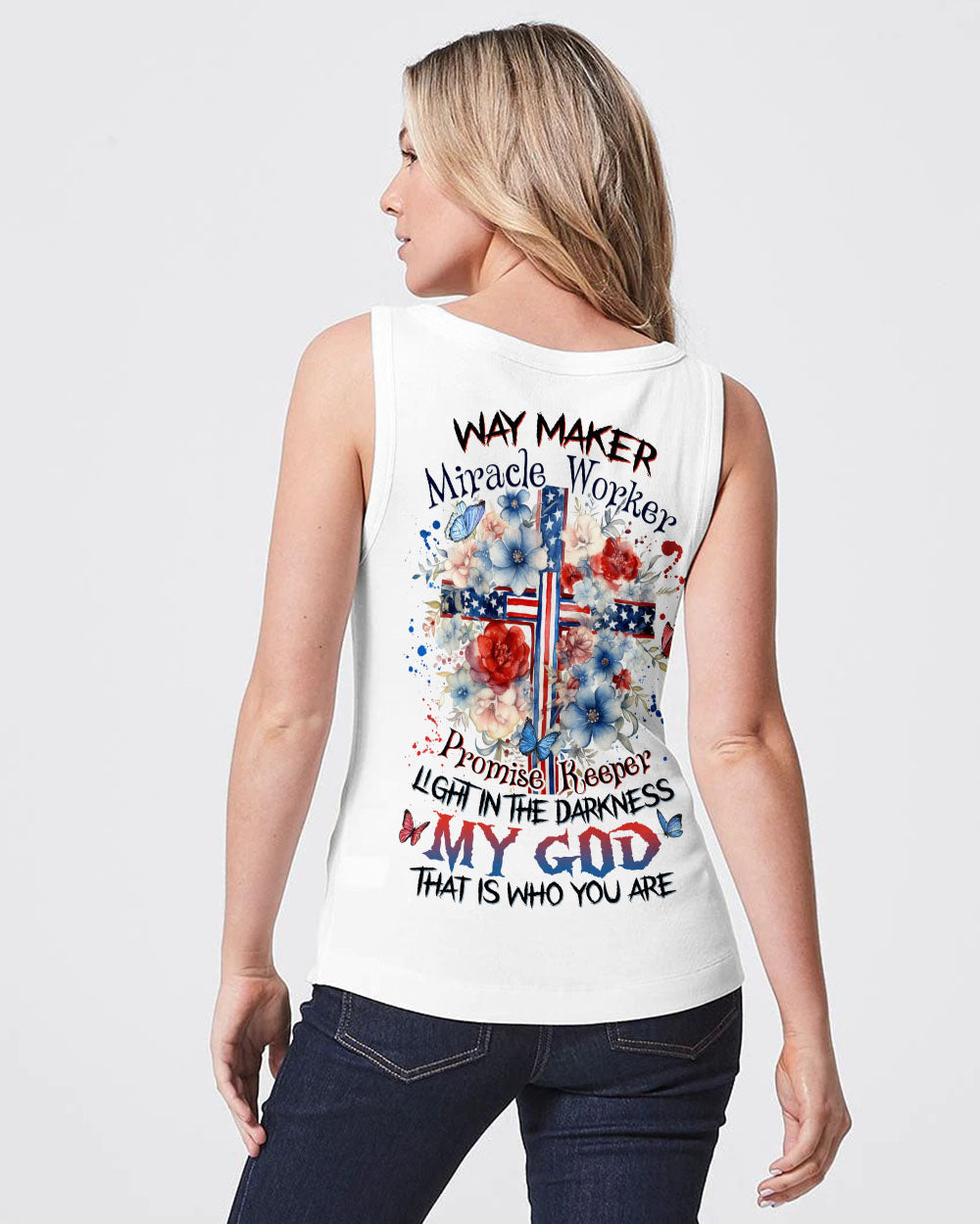 Way Maker Miracle Worker Cross Women's All Over Print Shirt - Tlnz2407235