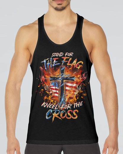 Stand For The Flag Kneel For The Cross Men's All Over Print Shirt - Tltr0707231