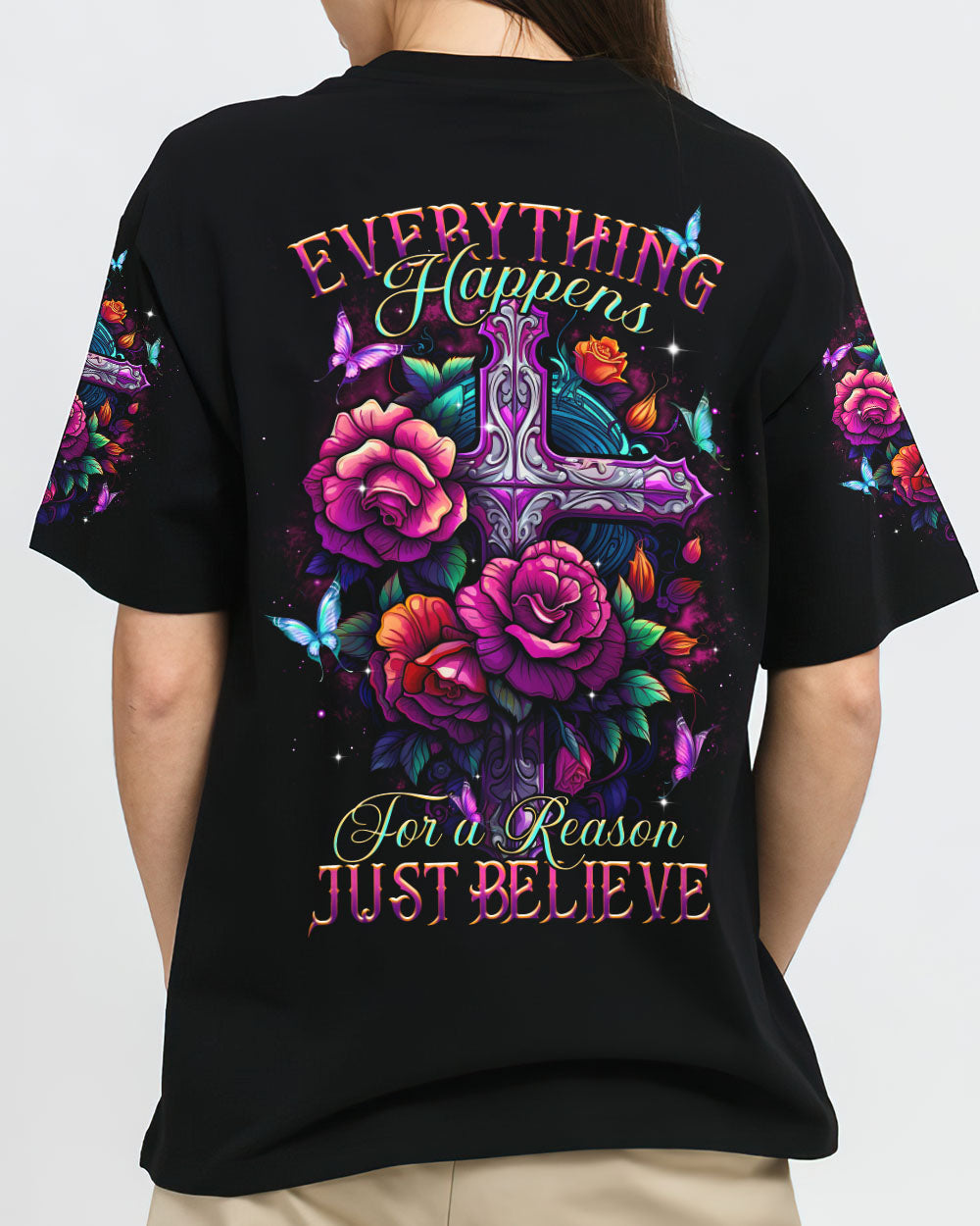 Just Believe Women's All Over Print Shirt - Tltr1407231