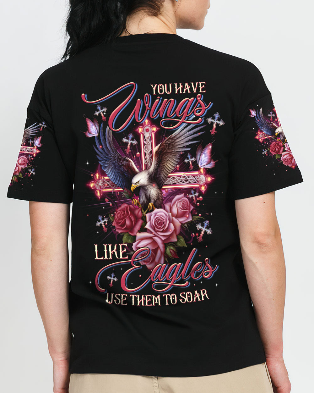 You Have Wings Like Eagles Women's All Over Print Shirt - Tltr2807231