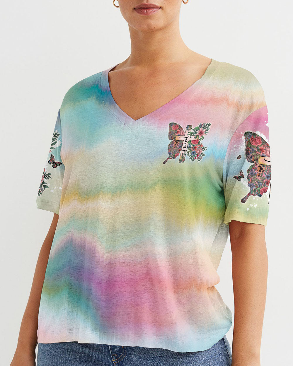 With Brave Wings She Flies Women's All Over Print Shirt - Tltw1307234