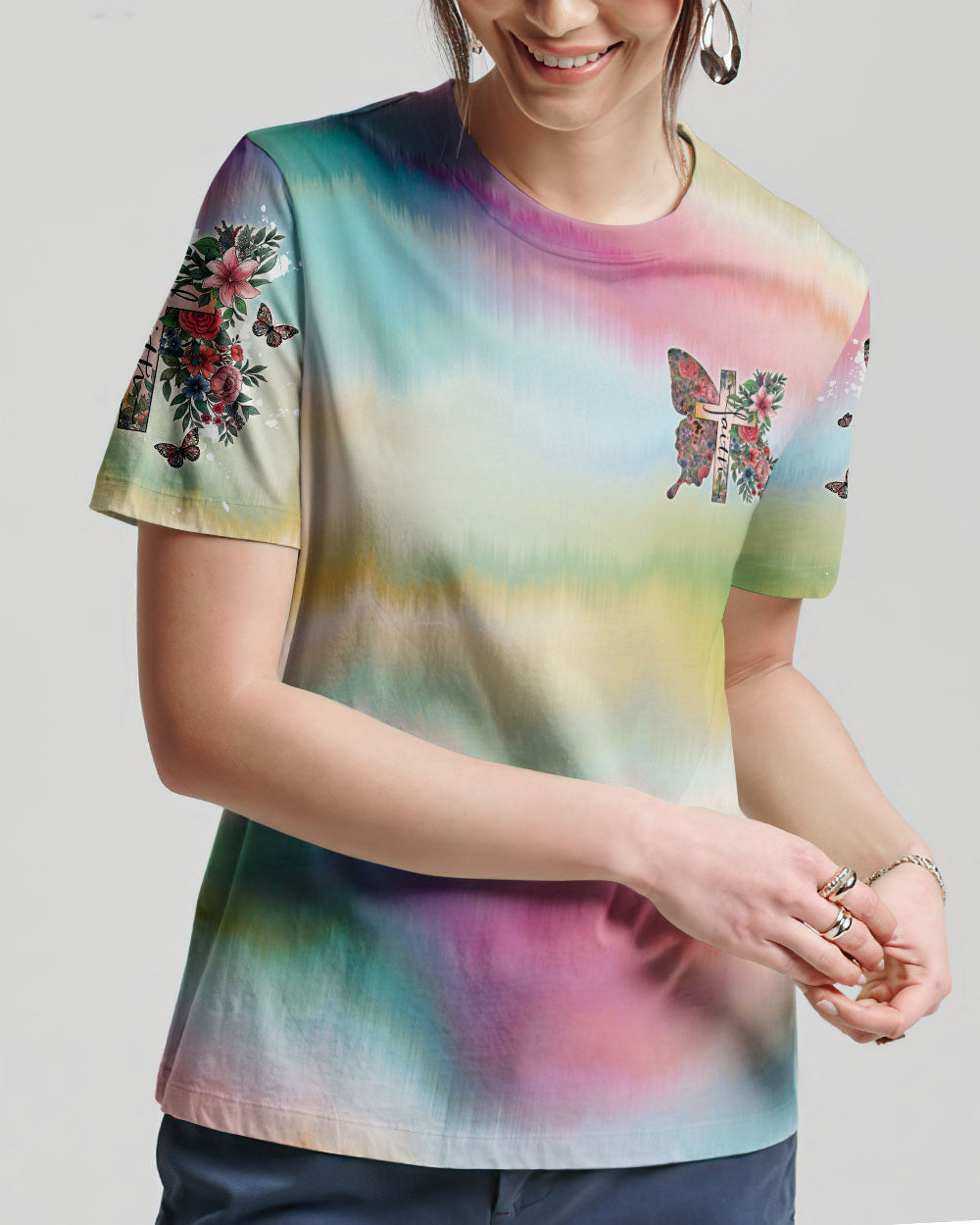 With Brave Wings She Flies Women's All Over Print Shirt - Tltw1307234