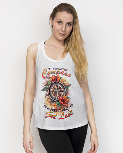 With God As Your Compass Women's All Over Print Shirt - Tltw1807235