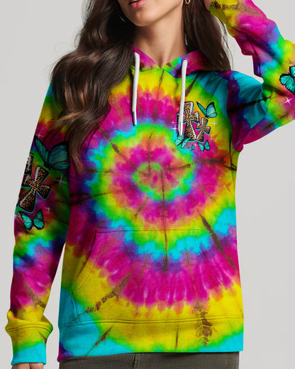 Love Cross Tie Dye Women's All Over Print Shirt - Ty1007232