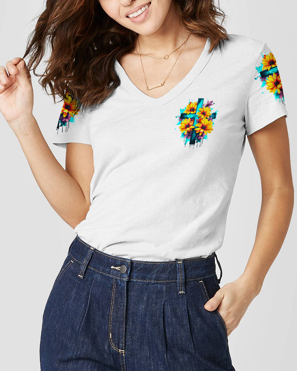 Loved Beyond Words Women's All Over Print Shirt - Ty2407232