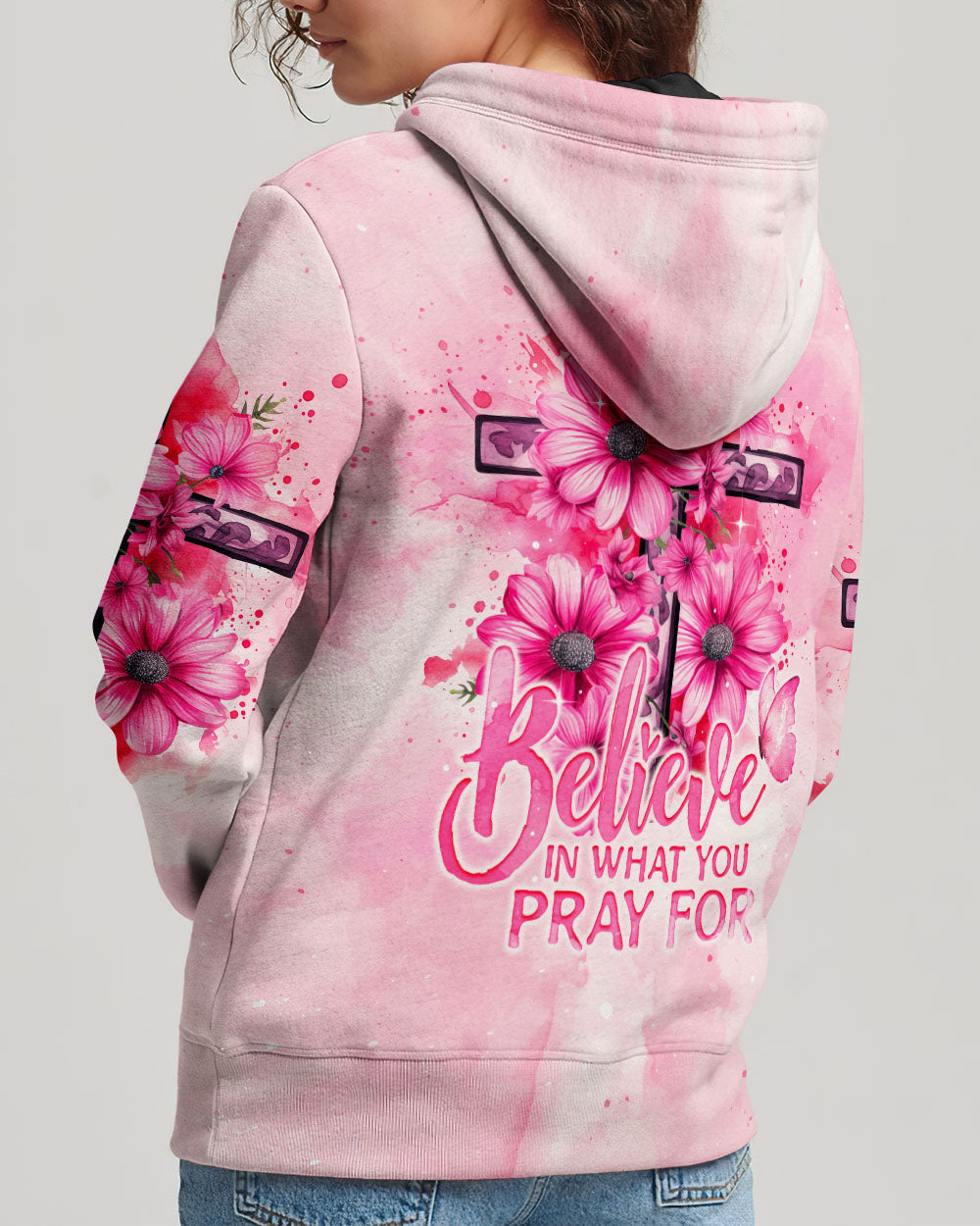 Believe In What You Pray Women's All Over Print Shirt - Ty2407233