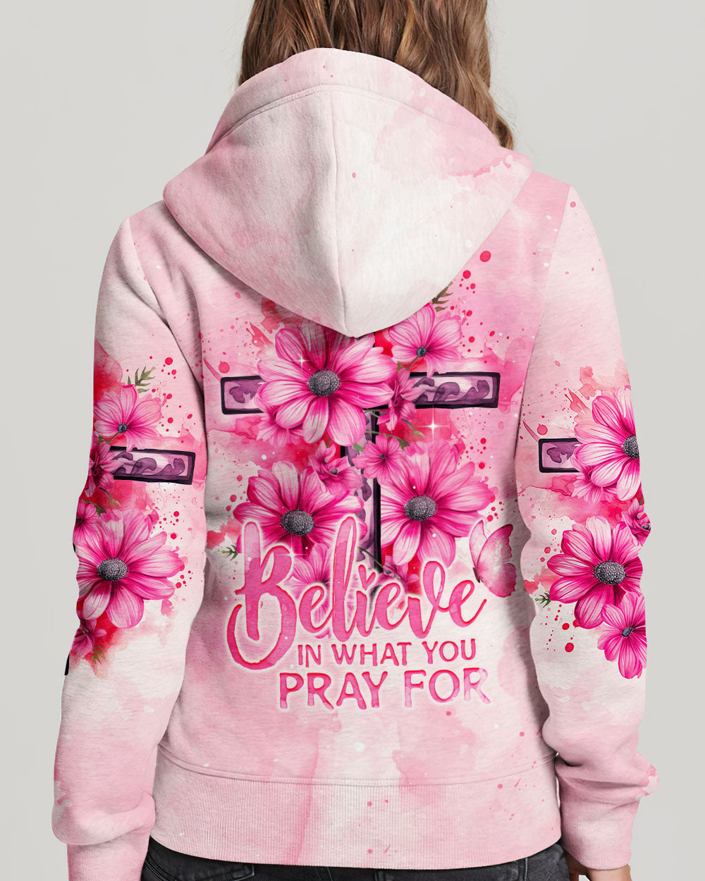 Believe In What You Pray Women's All Over Print Shirt - Ty2407233