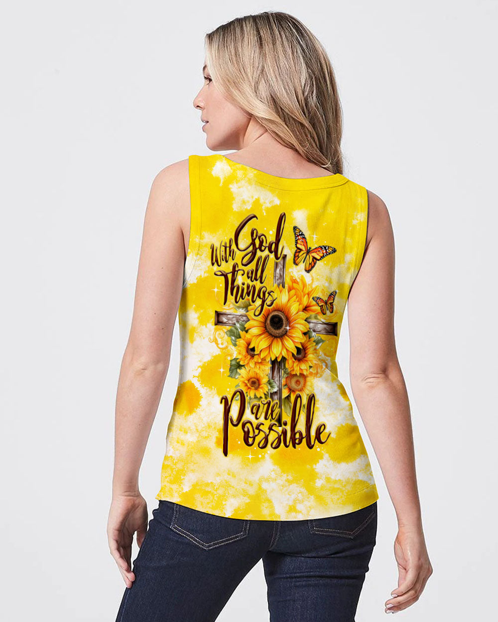 With God All Things Are Possible Women's All Over Print Shirt - Ty2707233