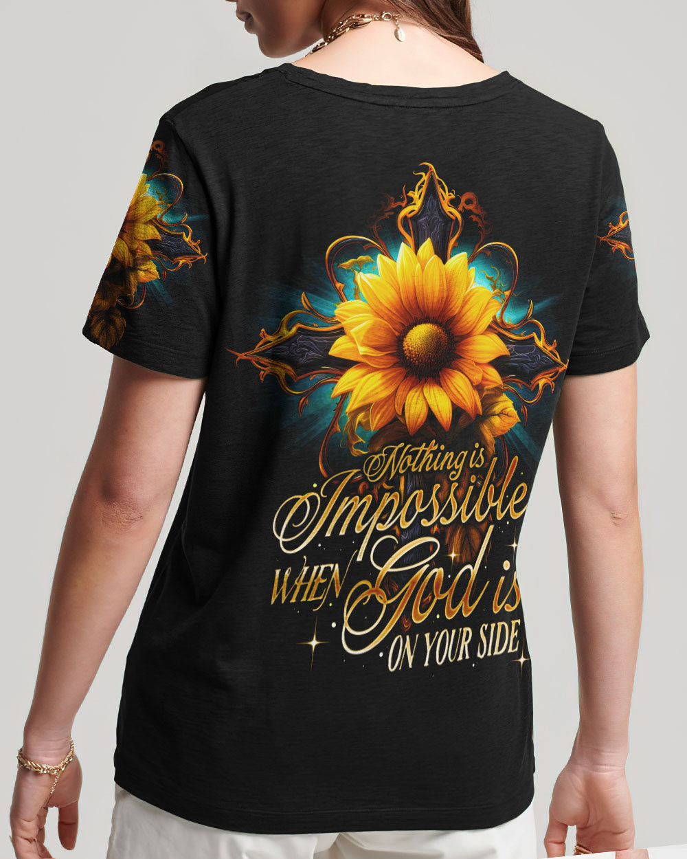 Nothing Is Impossible Women's All Over Print Shirt - Ty2707234