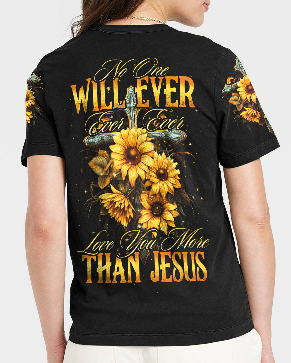 No One Will Ever Love You More Than Jesus Women's All Over Print Shirt - Tytd0507231