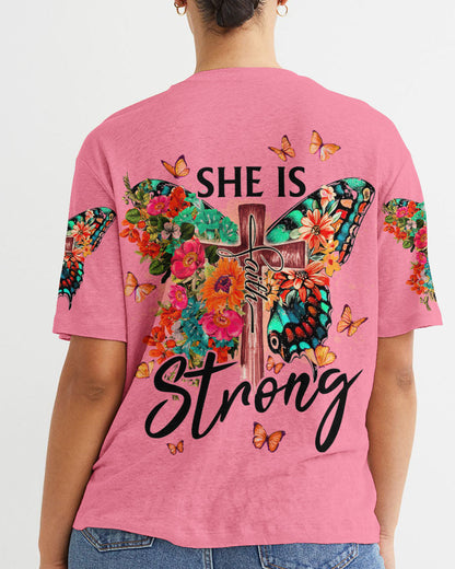 She Is Strong Women's All Over Print Shirt - Tytd0507233