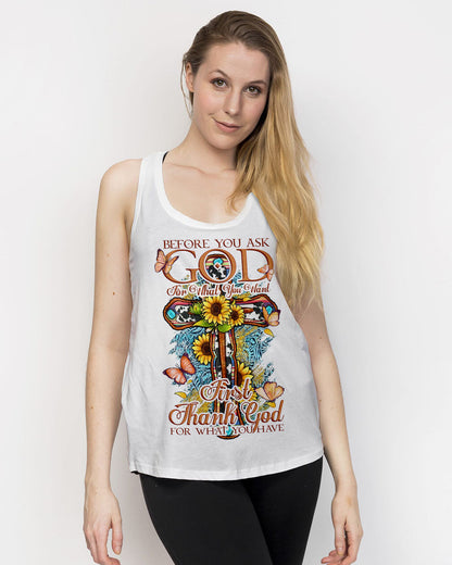 Thank God For What You Have Women's All Over Print Shirt - Tytd0807231