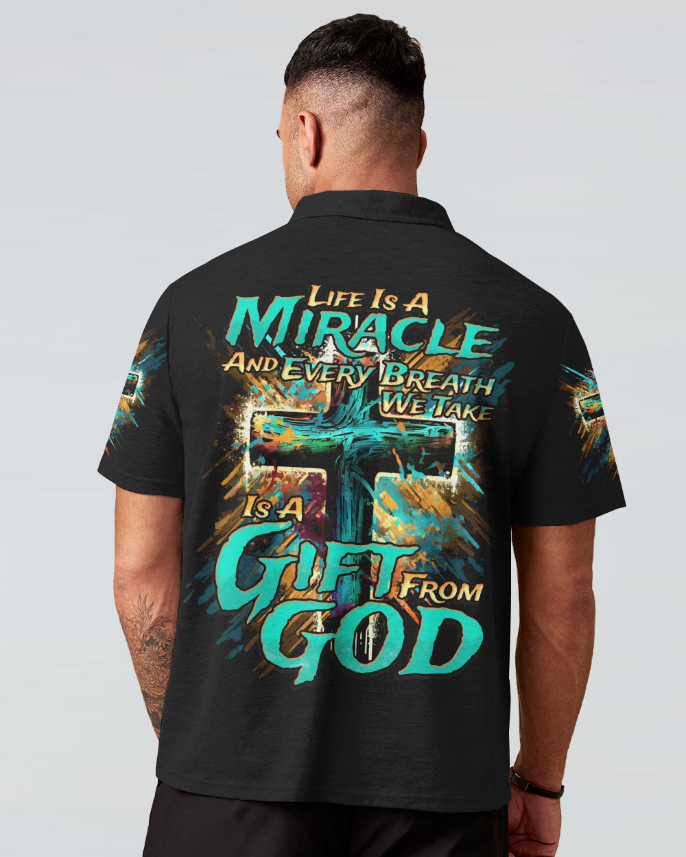 Life Is A Miracle Men's All Over Print Shirt - Tytd1007232