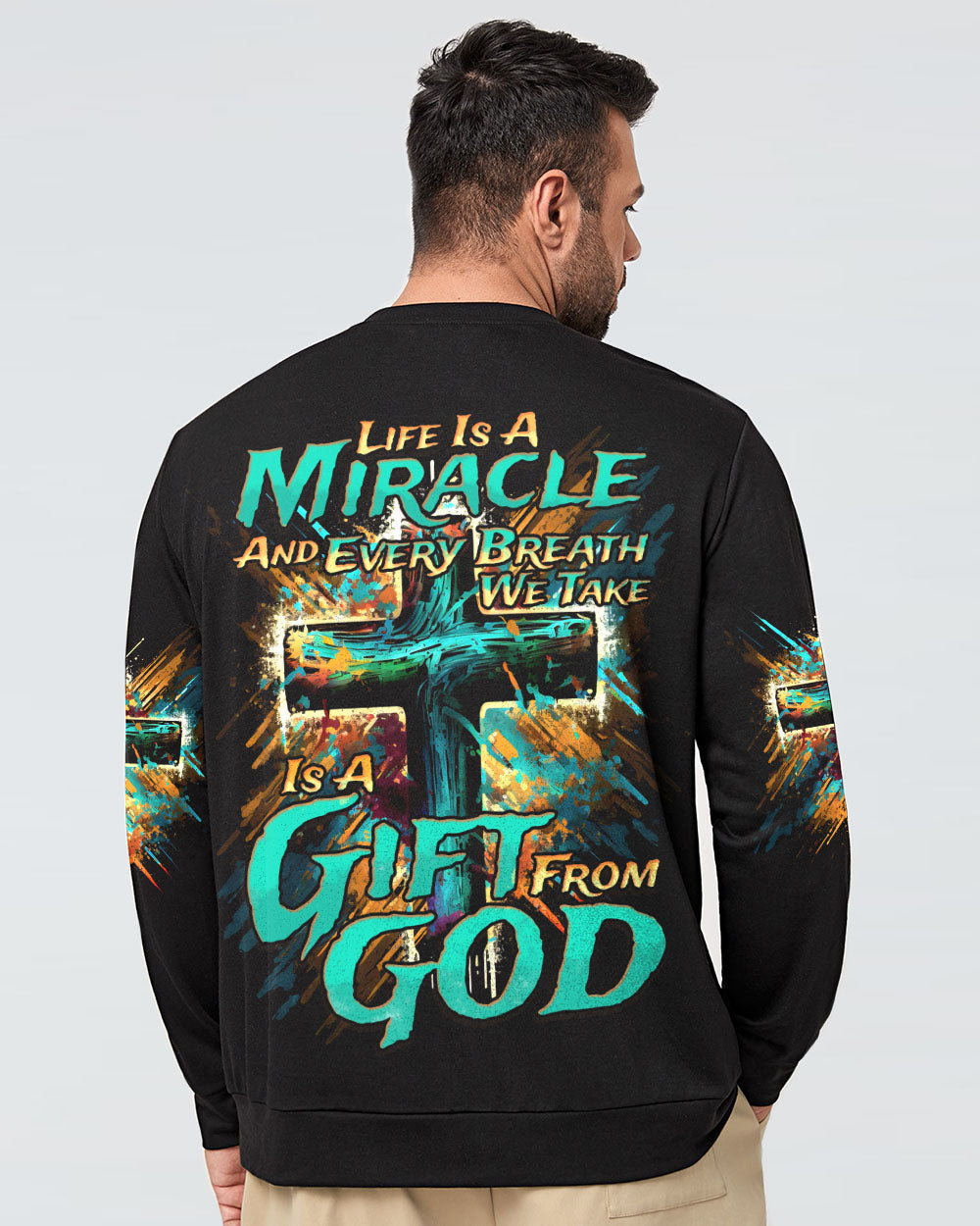 Life Is A Miracle Men's All Over Print Shirt - Tytd1007232