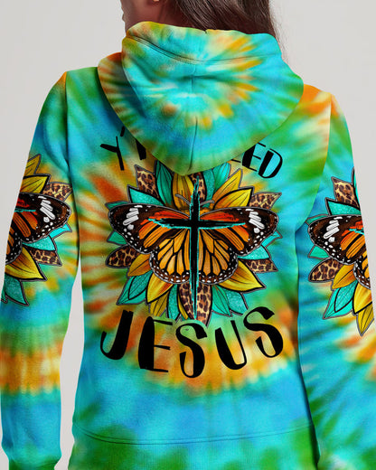 Y'all Need Jesus Tie Dye Women's All Over Print Shirt - Tytd1007235