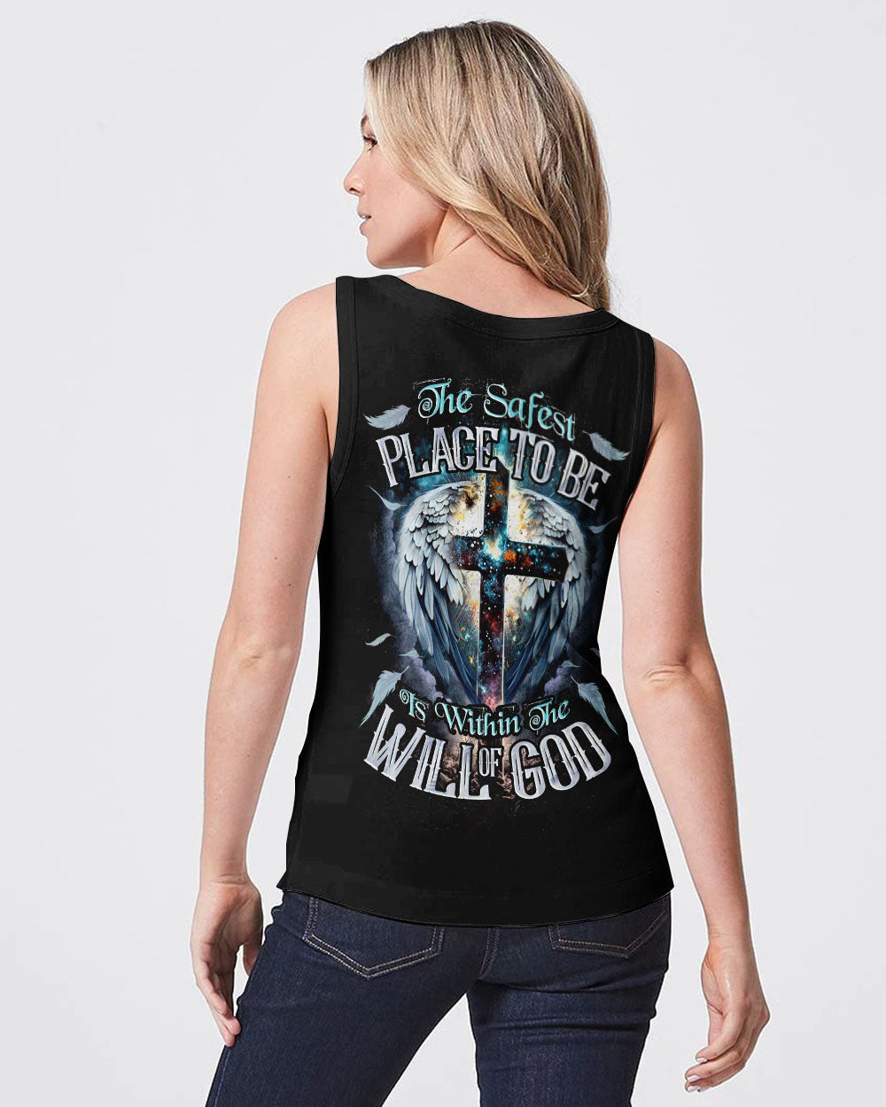 The Safest Place Women's All Over Print Shirt - Tytd1207231