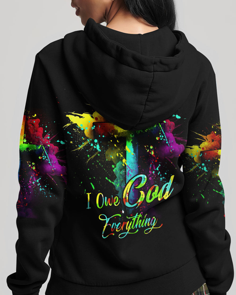 I Owe God Everything Women's All Over Print Shirt - Tytd1207232