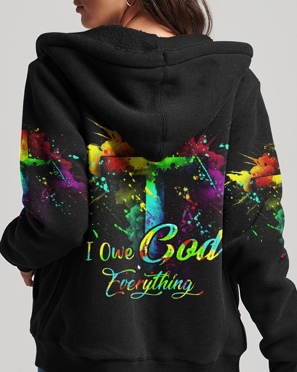 I Owe God Everything Women's All Over Print Shirt - Tytd1207232