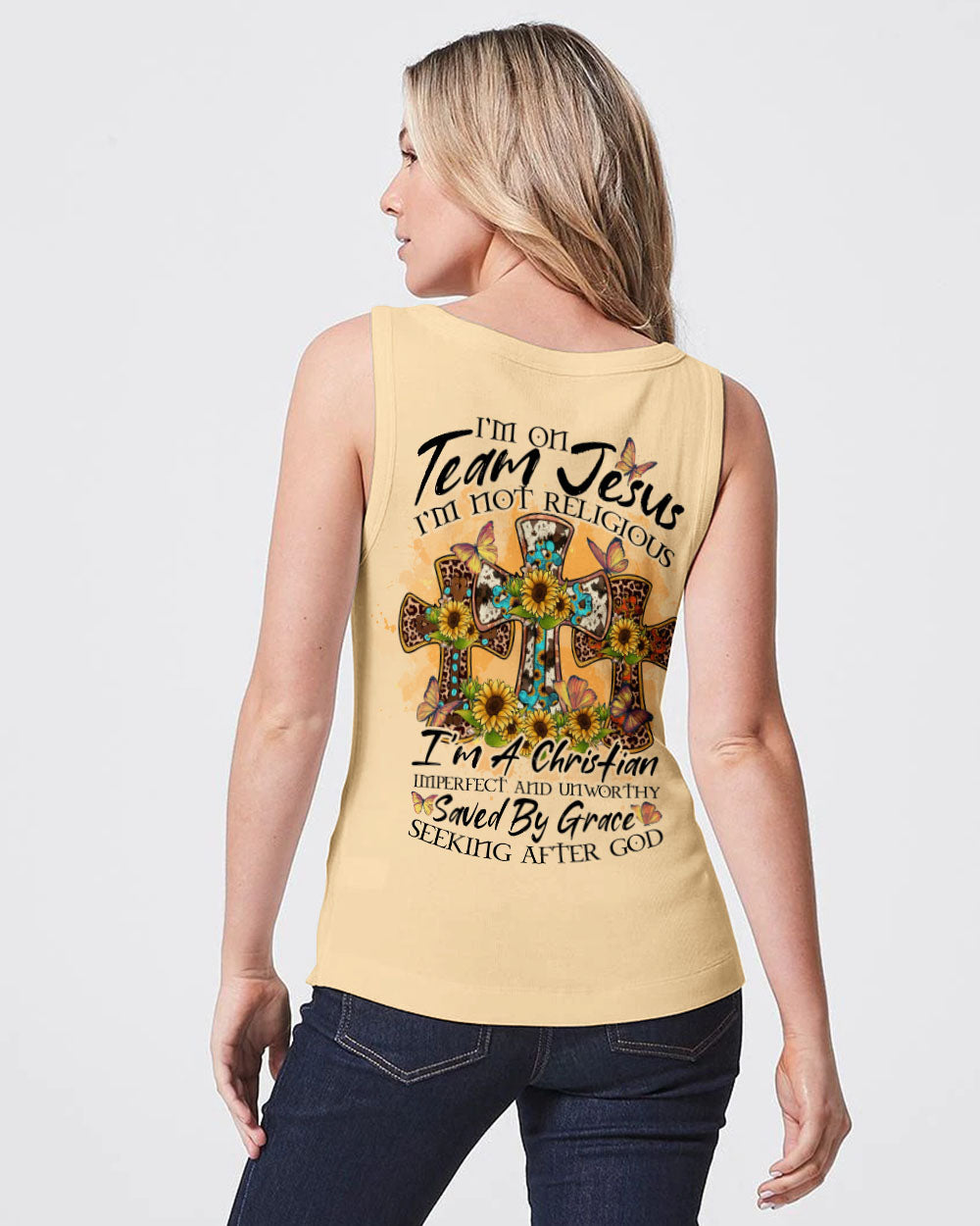 I'm on Team Jesus Women's All Over Print Shirt - Tytd1307233