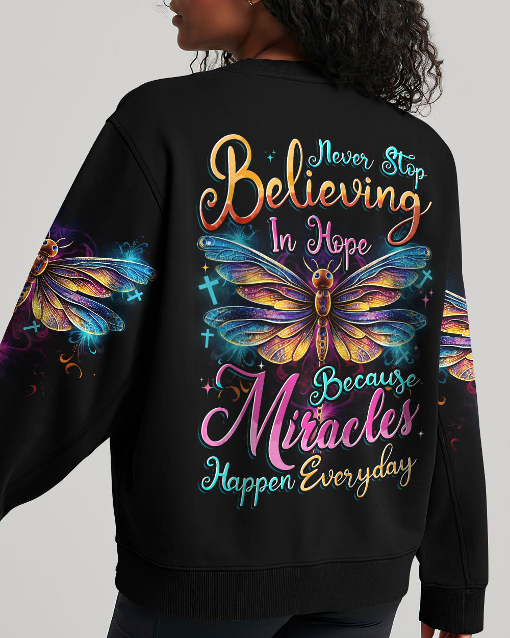 Never Stop Believing In Hope Women's All Over Print Shirt - Tytd1707232