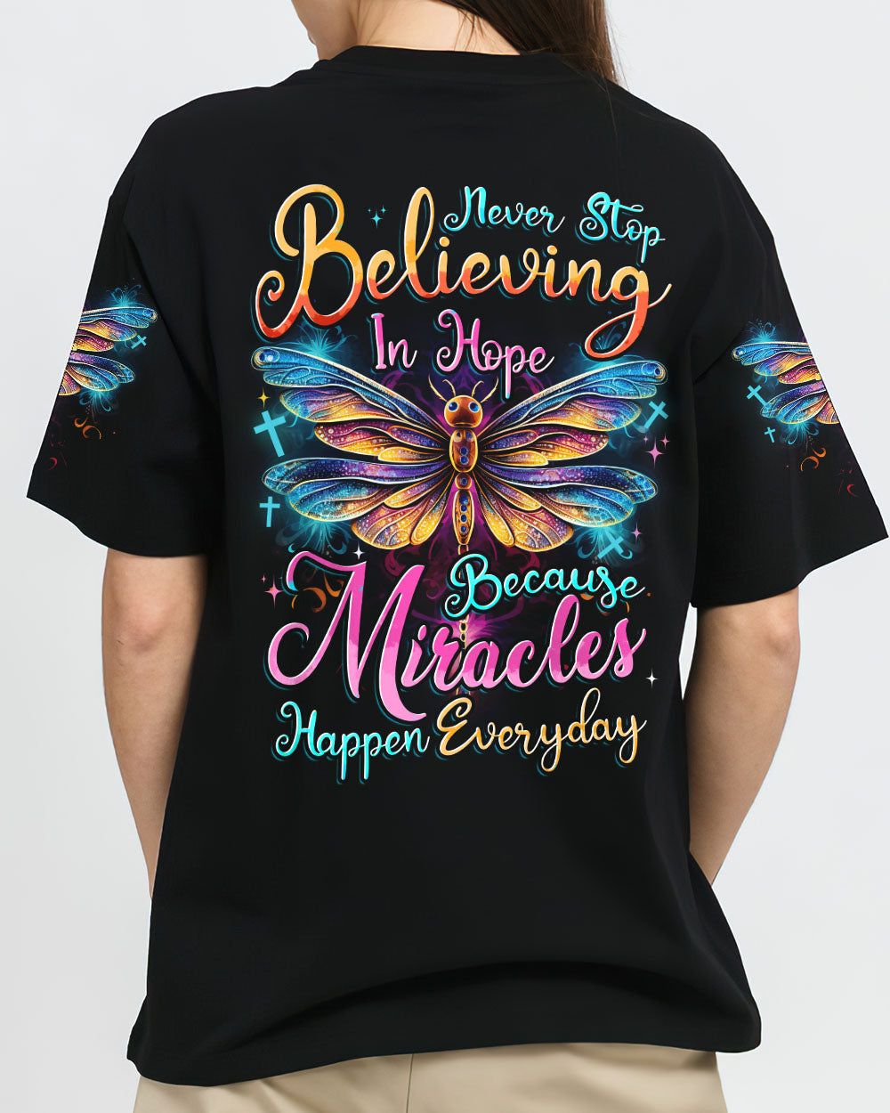 Never Stop Believing In Hope Women's All Over Print Shirt - Tytd1707232