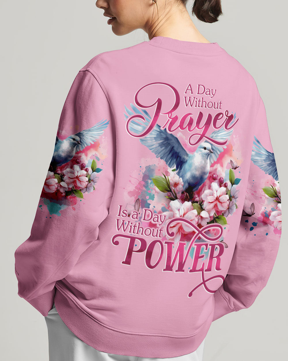 A Day Without Prayer Is A Day Without Power Women's All Over Print Shirt - Tytd2107231