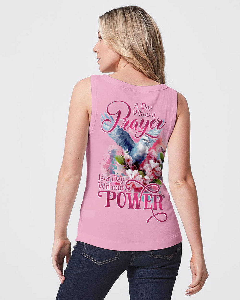 A Day Without Prayer Is A Day Without Power Women's All Over Print Shirt - Tytd2107231