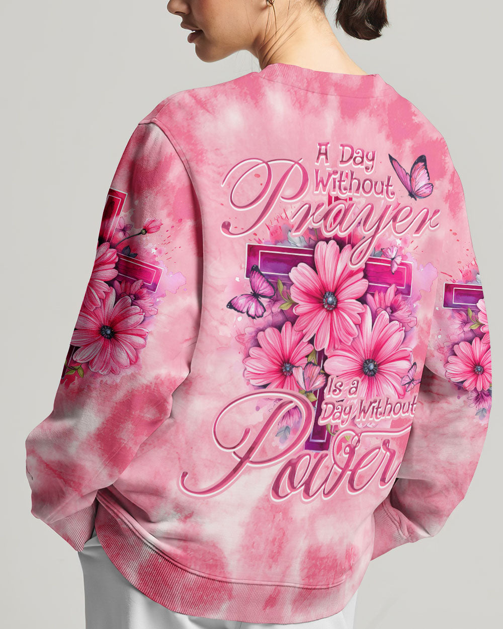 A Day Without Prayer Is A Day Without Power Women's All Over Print Shirt - Tytd2207231