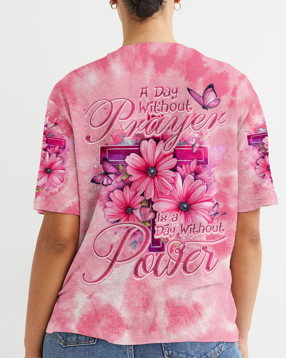 A Day Without Prayer Is A Day Without Power Women's All Over Print Shirt - Tytd2207231