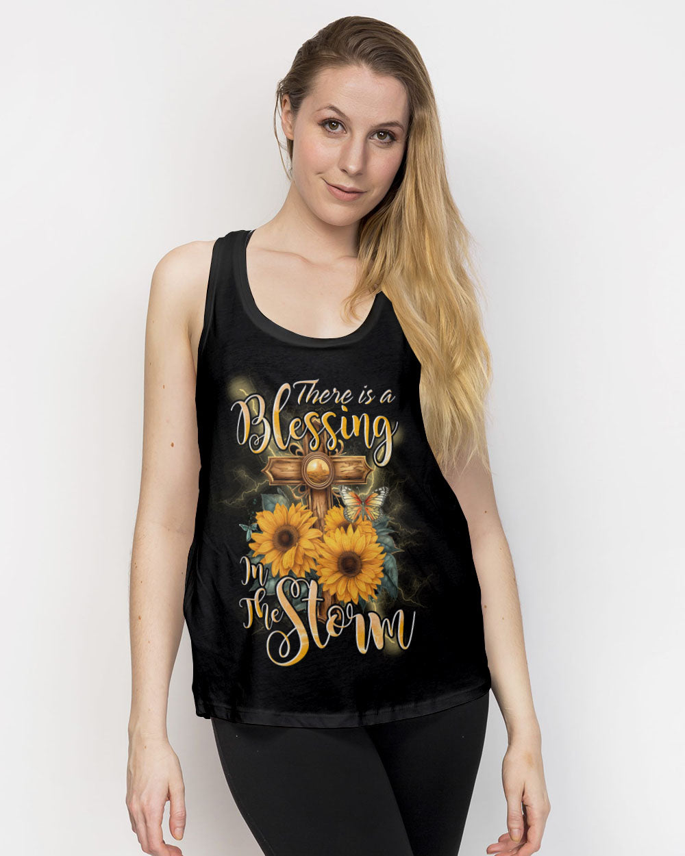 Blessing in The Storm Women's All Over Print Shirt - Tytd2407234