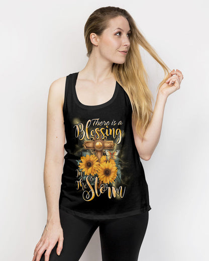 Blessing in The Storm Women's All Over Print Shirt - Tytd2407234