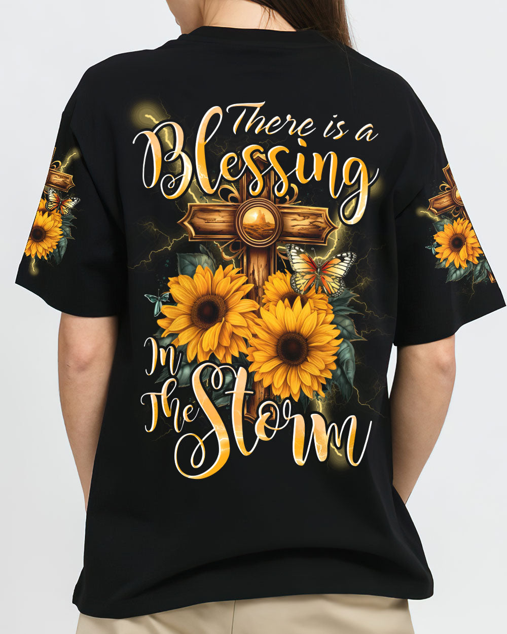 Blessing in The Storm Women's All Over Print Shirt - Tytd2407234