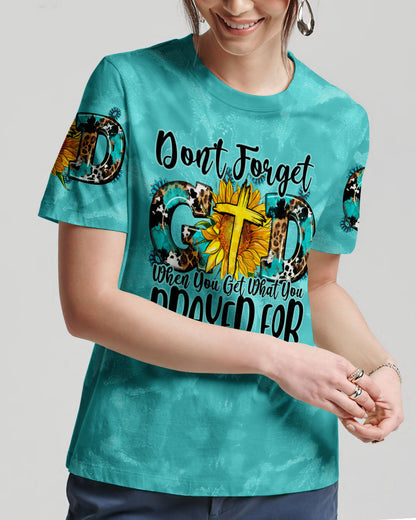 Don't Forget God Women's All Over Print Shirt - Tytm0607232