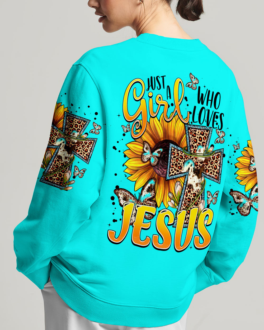 Just A Girl Who Loves Jesus Women's All Over Print Shirt - Tytm1107233