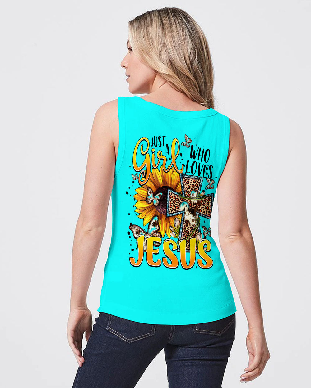 Just A Girl Who Loves Jesus Women's All Over Print Shirt - Tytm1107233