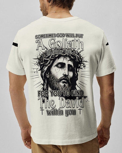 Sometimes God Will Put A Goliath In Your Life Men's All Over Print Shirt - Tytm2807231