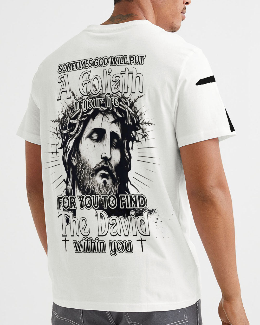 Sometimes God Will Put A Goliath In Your Life Men's All Over Print Shirt - Tytm2807231